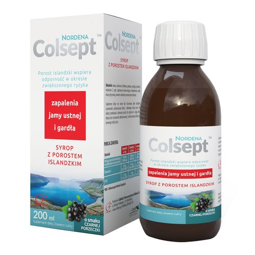 Colsept - syrop z porostem islandzkim, płyn, poj. 200 ml