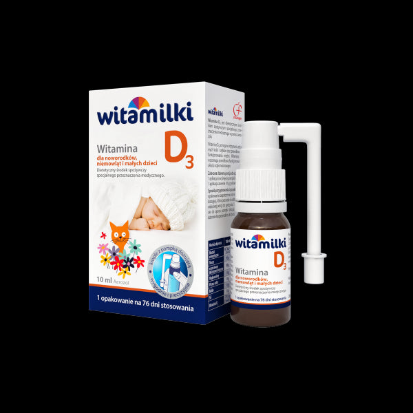 Witamilki - Witamina D3, aerozol, poj. 10 ml (pompka dozująca)