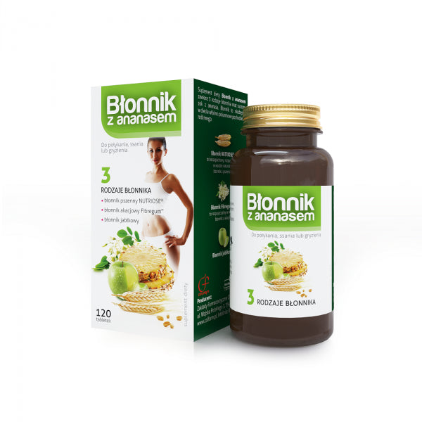 Błonnik z ananasem - tabletki do ssania, 120 szt.