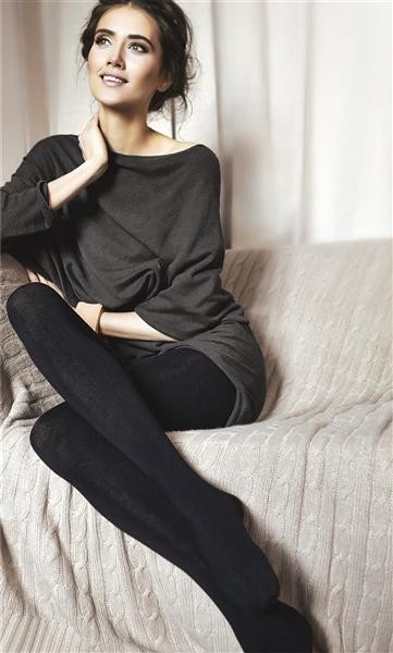 Touch of Cashmere - women's tights with cashmere wool