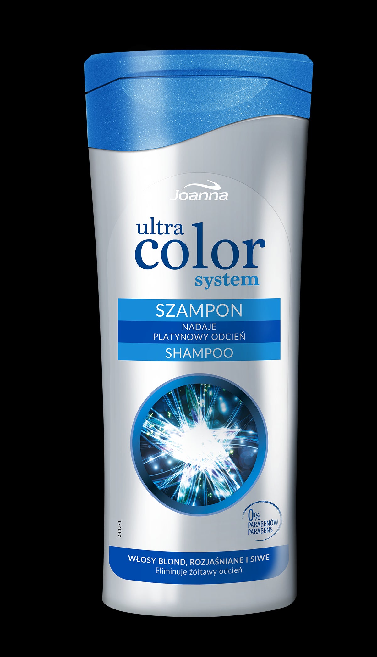 Joanna Ultra Color System - shampoo, blonde, bleached, gray hair, 200 ml