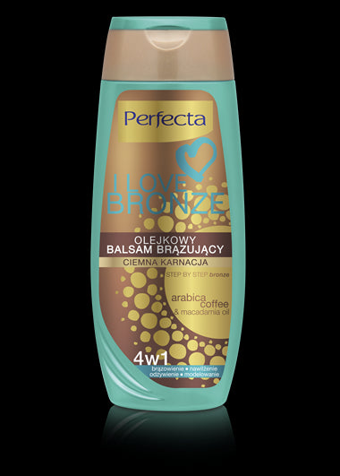 Perfecta Bronze - oil bronzing lotion for dark skin, capacity 250 ml