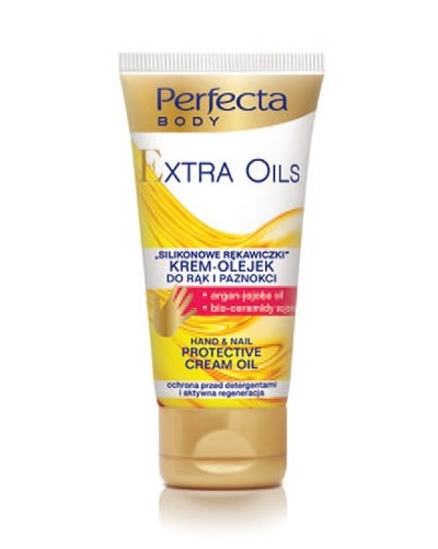 Perfecta Body EXTRA OILS - „Silikonowe rękawiczki” KREM-OLEJEK do rąk i paznokci, poj. 80 ml