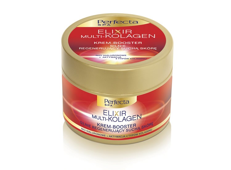 Perfecta SPA Elixir-Multi Collagen - strong regenerating cream-booster for dry skin, capacity 225 ml