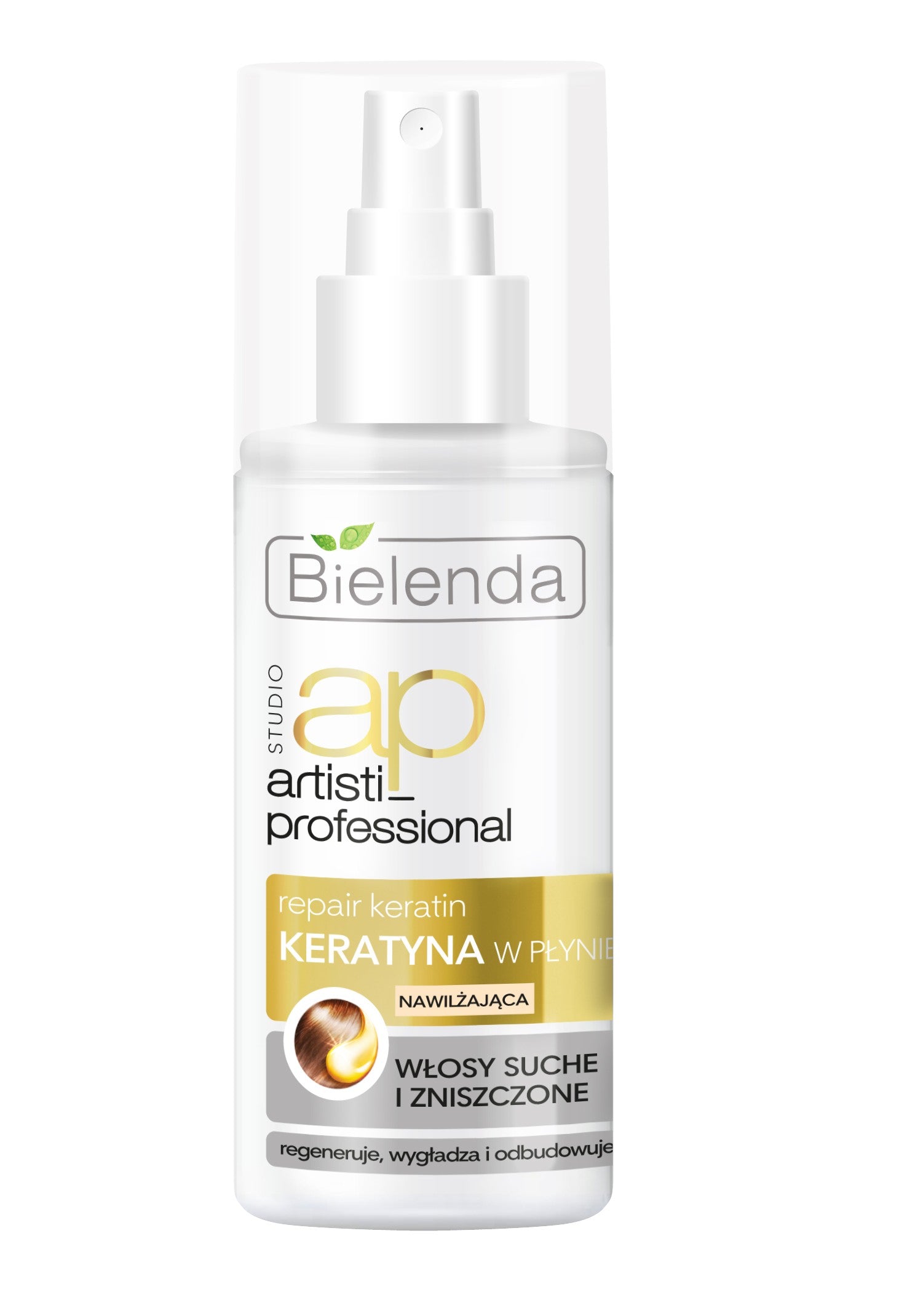 Bielenda ARTISTI PROFESSIONAL REPAIR KERATIN - keratyna w płynie do włosów suchych i zniszczonych, poj. 150 ml