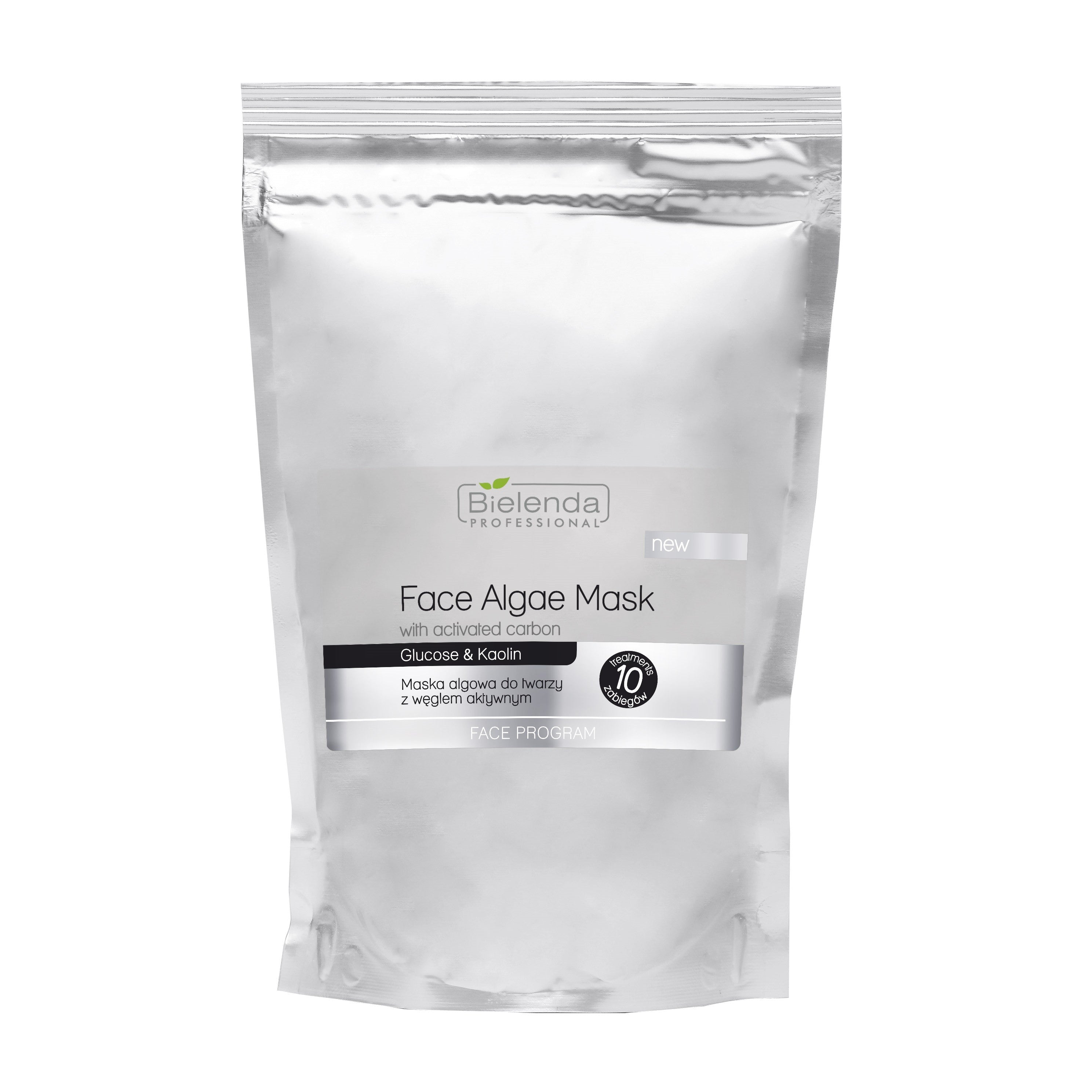 Bielenda Face Algae Mask - maska algowa do twarzy z węglem aktywnym, poj. 260 g
