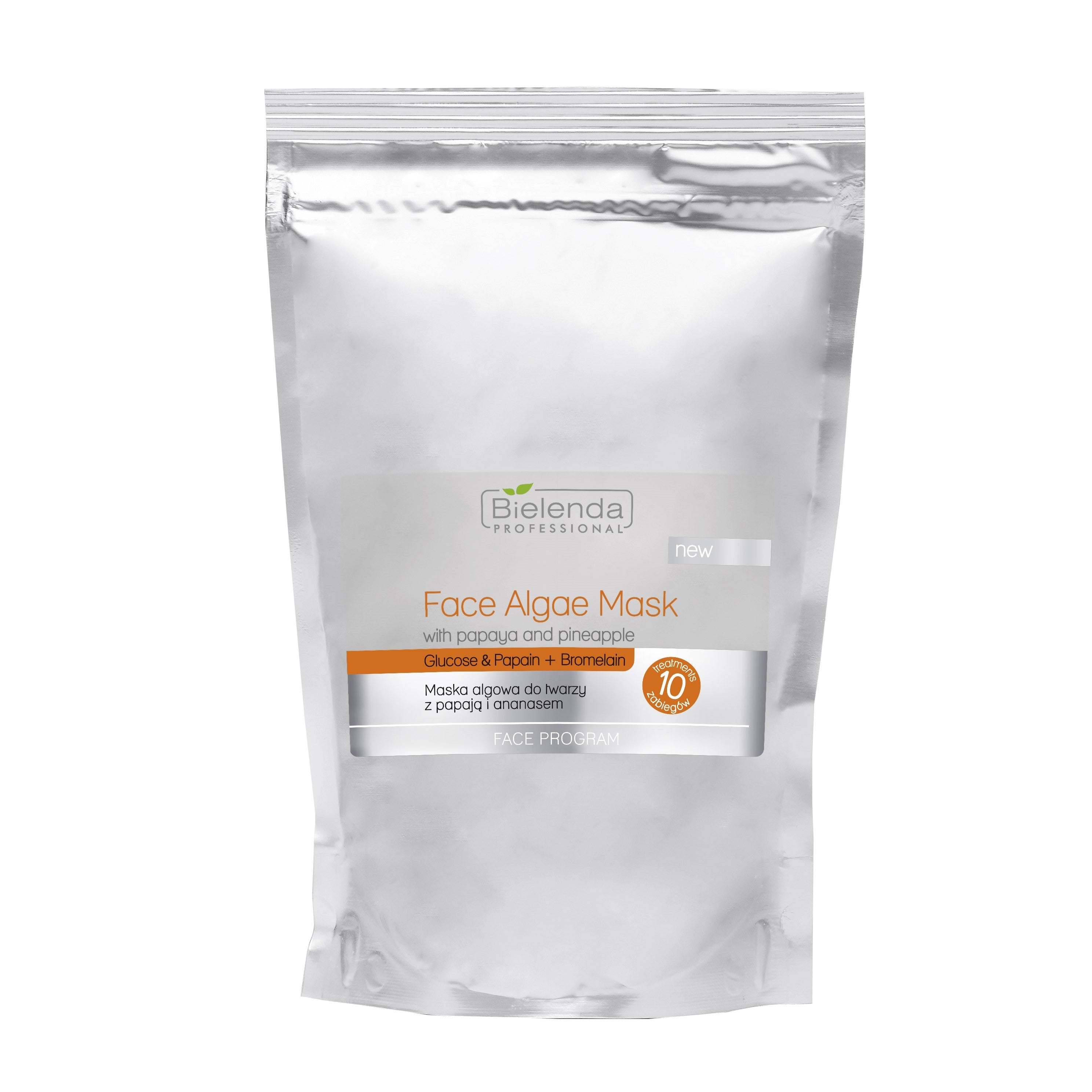 Bielenda Face Algae Mask - maska algowa do twarzy z papają i ananasem, poj. 260 g