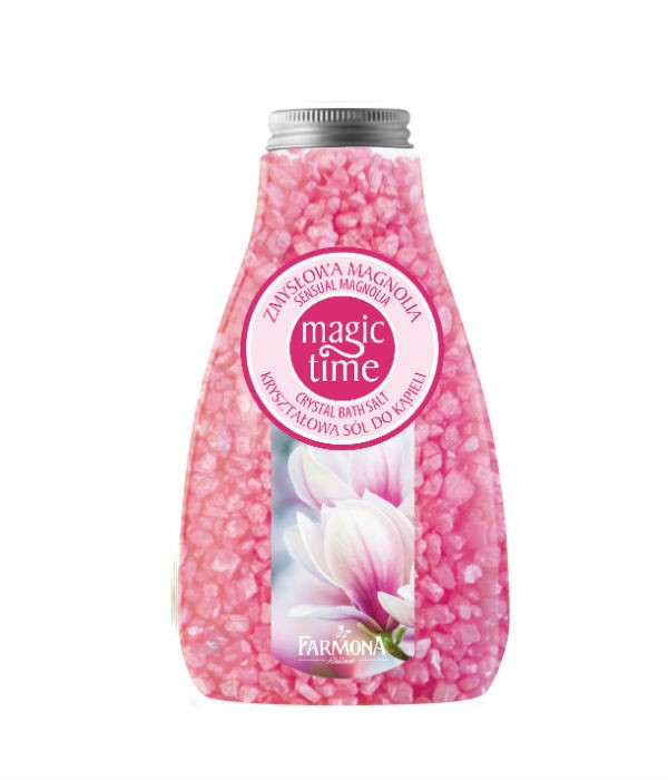 MAGIC TIME - kryształowa sól "Zmysłowe magnolie", poj. 510 g