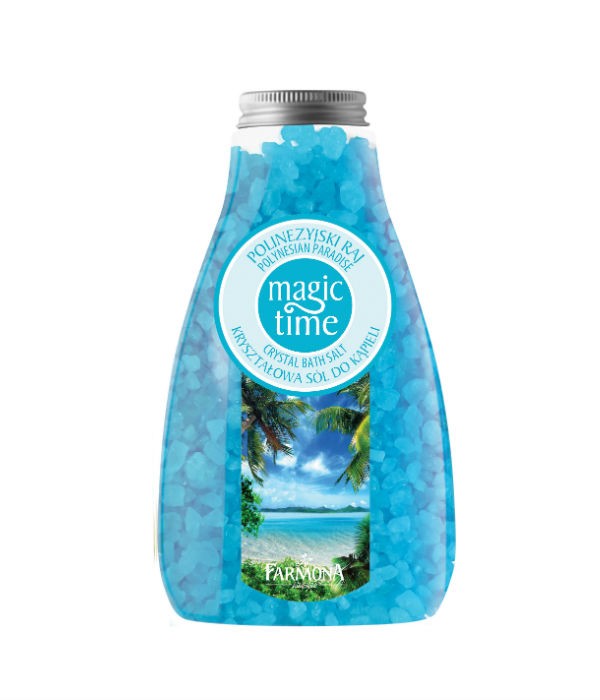 MAGIC TIME - kryształowa sól do kąpieli "Polinezyjski raj", poj. 510 g
