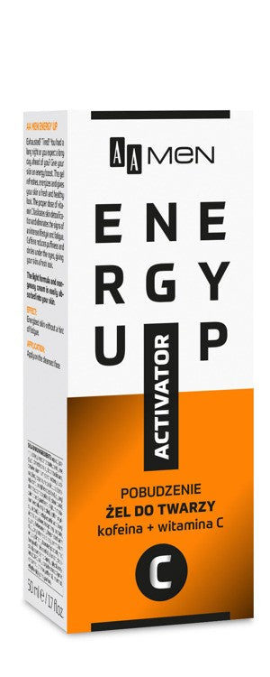 AA MEN ENERGY UP - żel do twarzy pobudzenie, poj. 50 ml