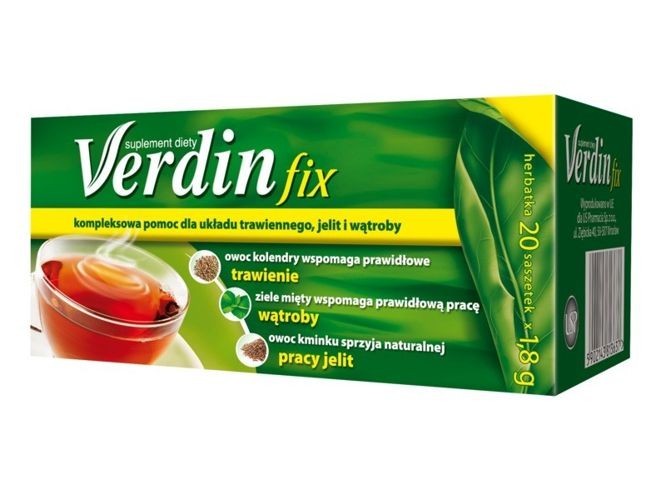 Verdin fix, dietary supplement, 20 sachets