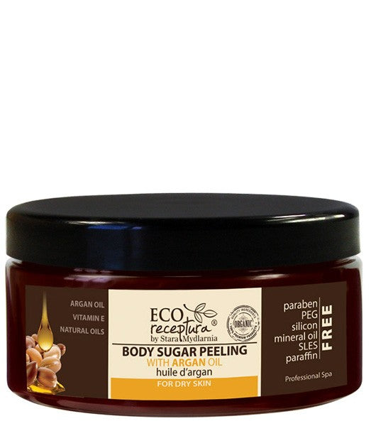 Eco Receptura Argan - peeling do ciała, poj. 300 ml.