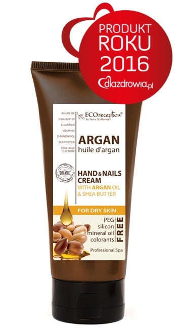 Eco Receptura Argan - krem do rąk, poj. 100 ml