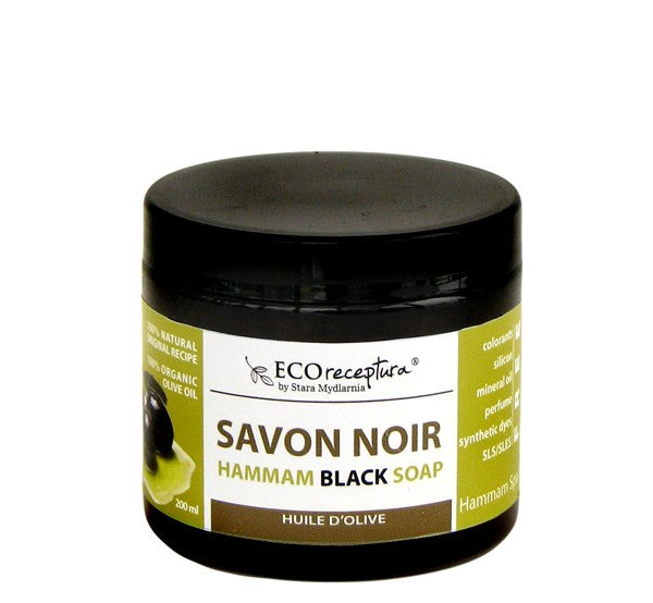 Eco Receptura MOROCCAN - czarne mydło Savon Noir, poj. 200 ml
