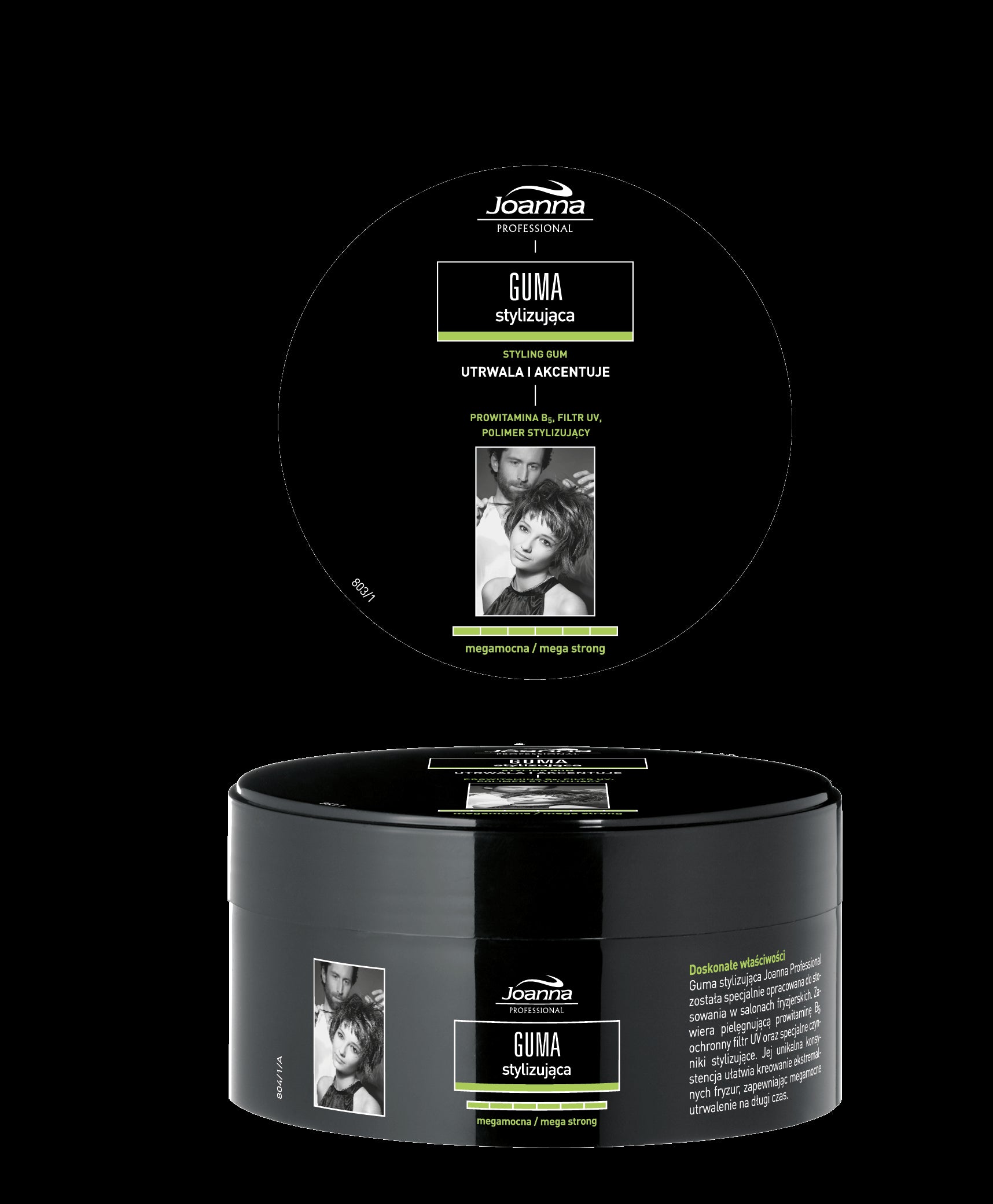 Joanna Proffesional - guma stylizująca, megamocna, poj. 150 g