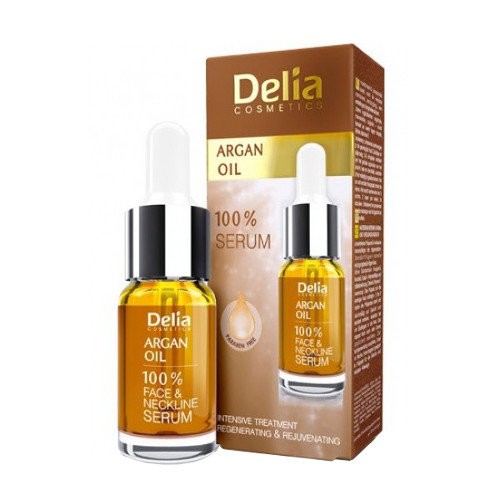 Delia - regenerujące serum do twarzy, szyi i dekoltu - Argan Care, poj. 10 ml