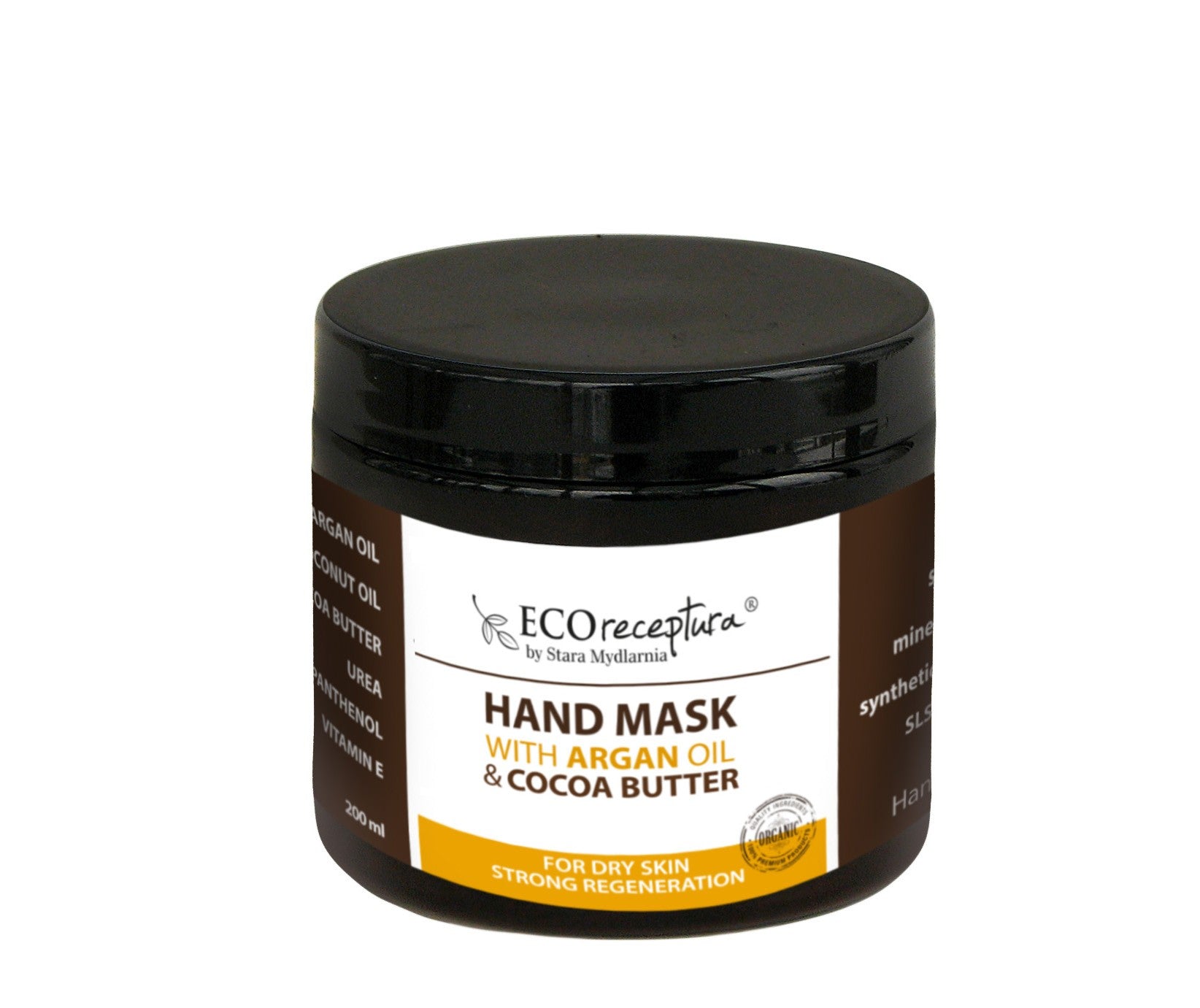 Eco Receptura Argan - regenerująca maska do rąk, poj. 200 ml