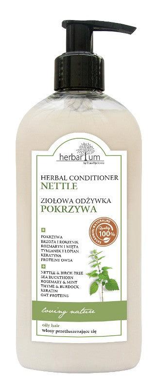 HERBARIUM -  ziołowa odżywka Pokrzywa, poj. 300 ml.