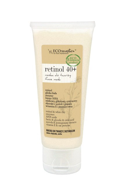 ECO FORMULA RETINOL 40+, maska do twarzy, poj. 100 ml