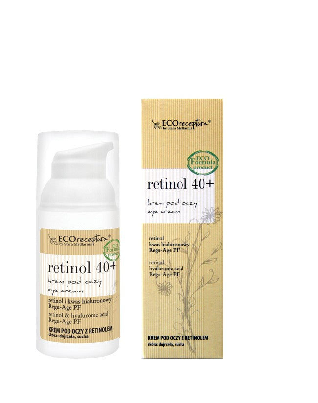ECO FORMULA RETINOL 40+, krem pod oczy, poj. 30 ml