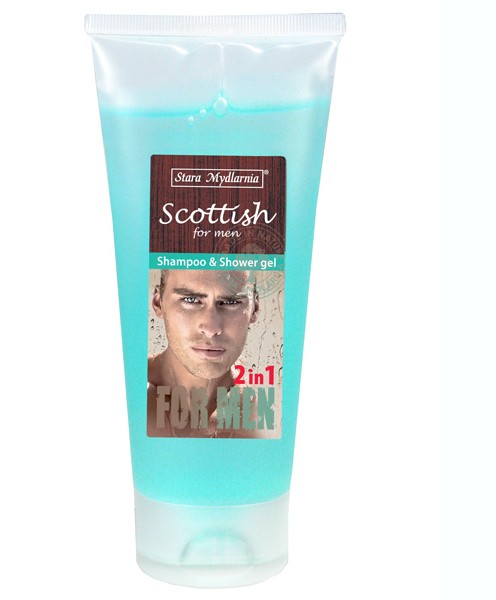 BV Scottish for men - 2w1 szampon i żel pod prysznic, poj. 200 ml