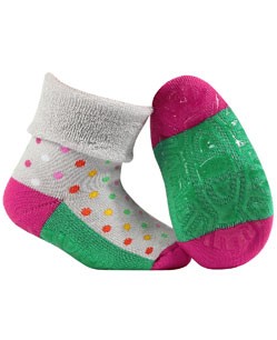 BABE w.00 - skarpetki dziewczęce frotte ABS 0-2 lata