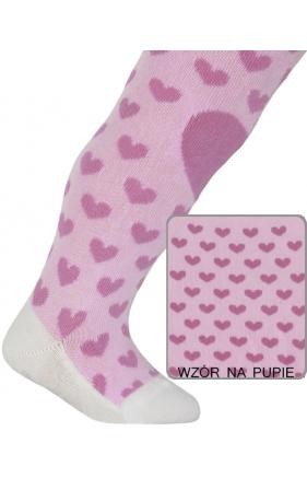 BABIES w.897 - rajstopy dziecięce wzorzyste, bawełniane 0-2 lata