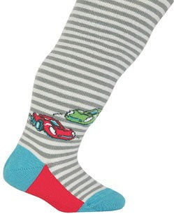 BABIES w.909 - rajstopy dziecięce wzorzyste, bawełniane 0-2 lata