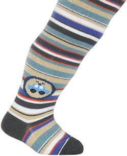 BABIES w.972 - rajstopy dziecięce wzorzyste, bawełniane 0-2 lata