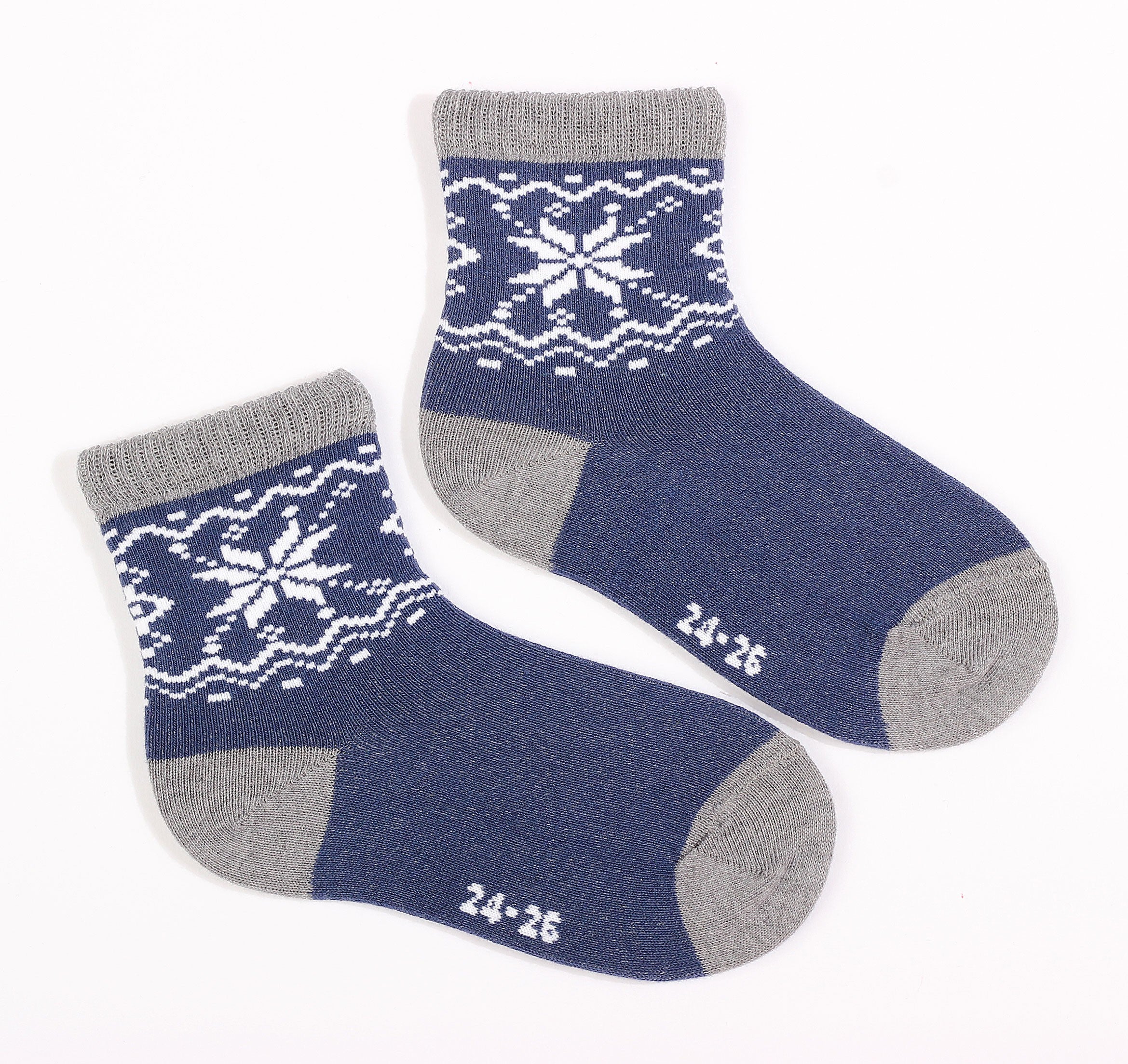 KIDS w.762 - skarpetki wzorowane bawełniane dziecięce 2-6 lat