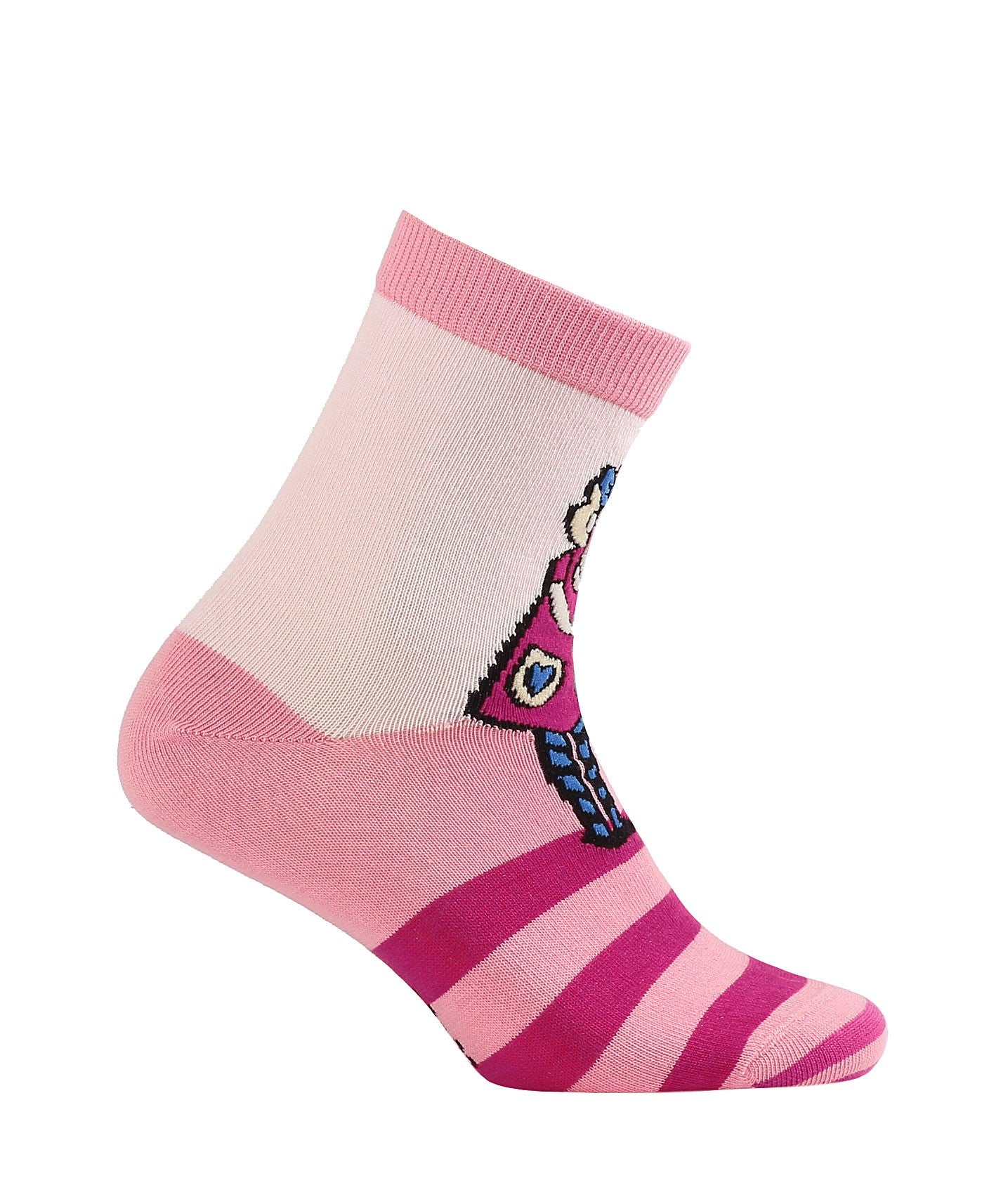 KIDS w.783 - skarpetki wzorowane bawełniane dziewczęce 2-6 lat