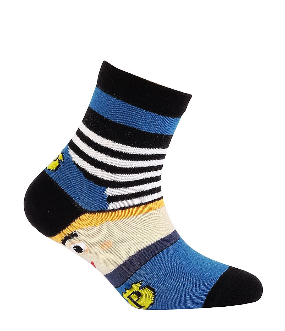 KIDS w.705 - skarpetki wzorowane bawełniane chłopięce 2-6 lat