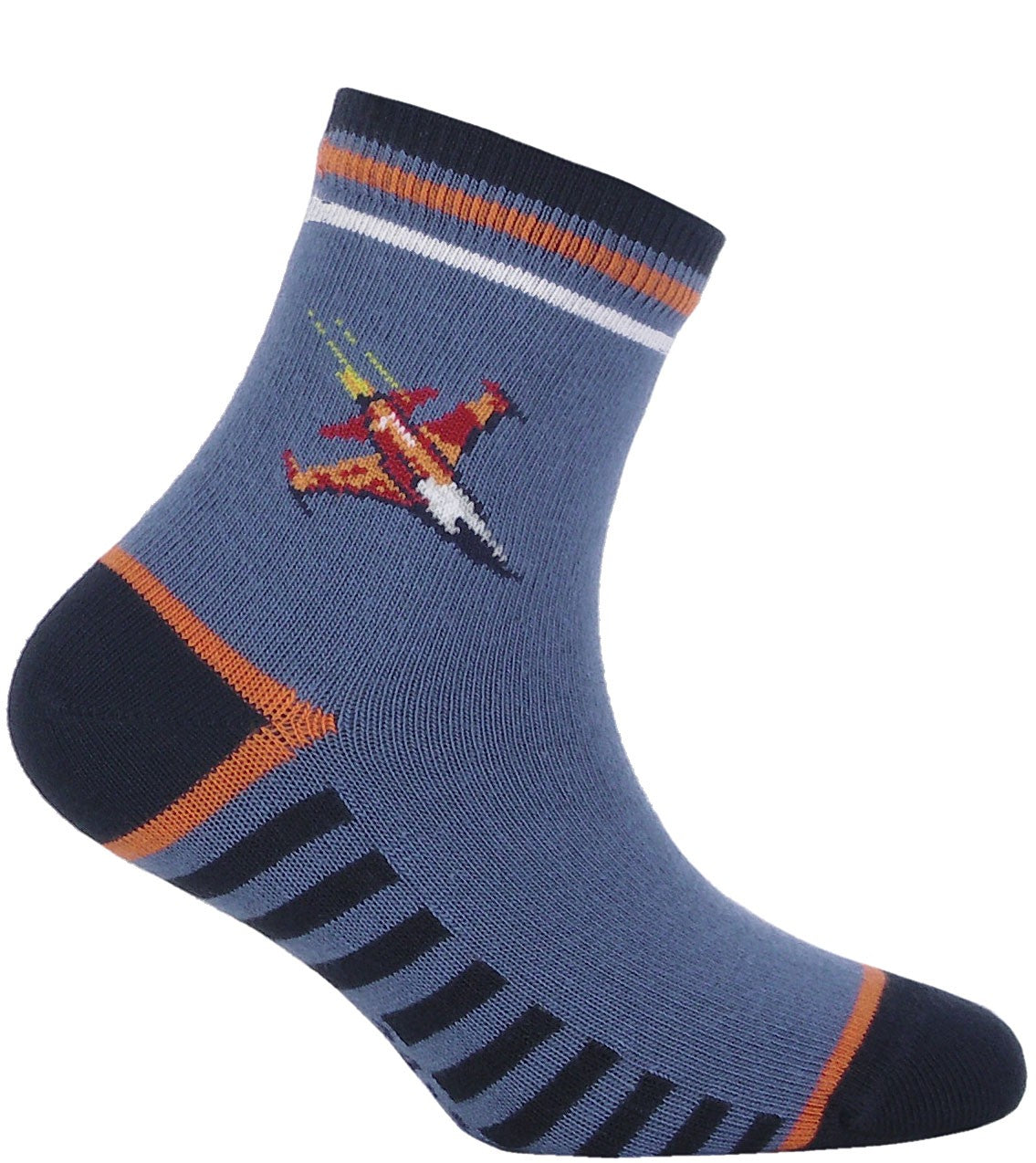 KIDS w.885 - skarpetki wzorowane bawełniane chłopięce 2-6 lat