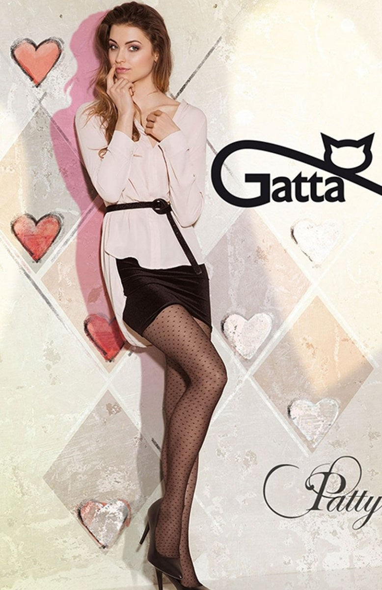 PATTY w.01 - rajstopy damskie wzorzyste