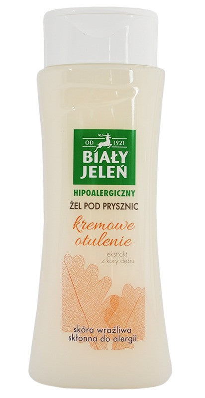 Kremowy żel pod prysznic BIAŁY JELEŃ z ekstraktem z kory dębu, poj. 250 ml