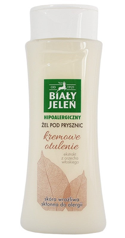 Kremowy żel pod prysznic BIAŁY JELEŃ z ekstraktem z orzecha włoskiego, poj. 250 ml