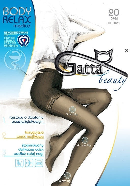 Sheer Graduated Support Tights - 3-6mmHg - Control Top - 20 den - RELAXMEDICA 20