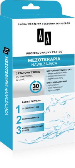 AA 3-Etapowe Zabiegi - mezoterapia nawilżająca, poj. 13 ml