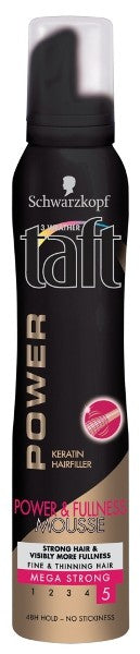 Taft Power & Fullness Hair Mousse 200 ml