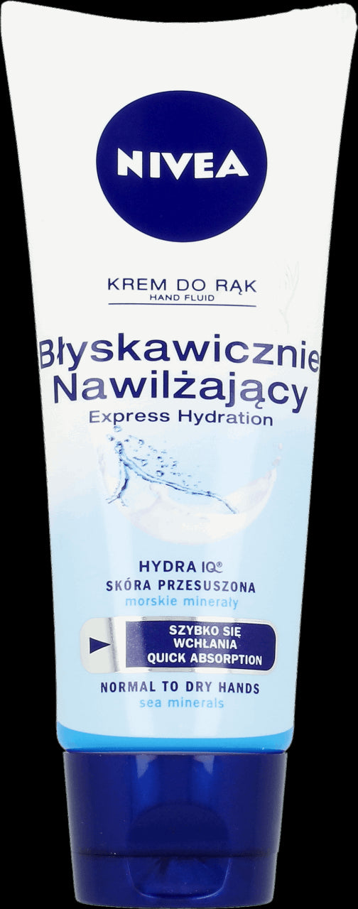 NIVEA Hydra IQ - krem do rąk, błyskawicznie nawilżający, poj. 75 ml