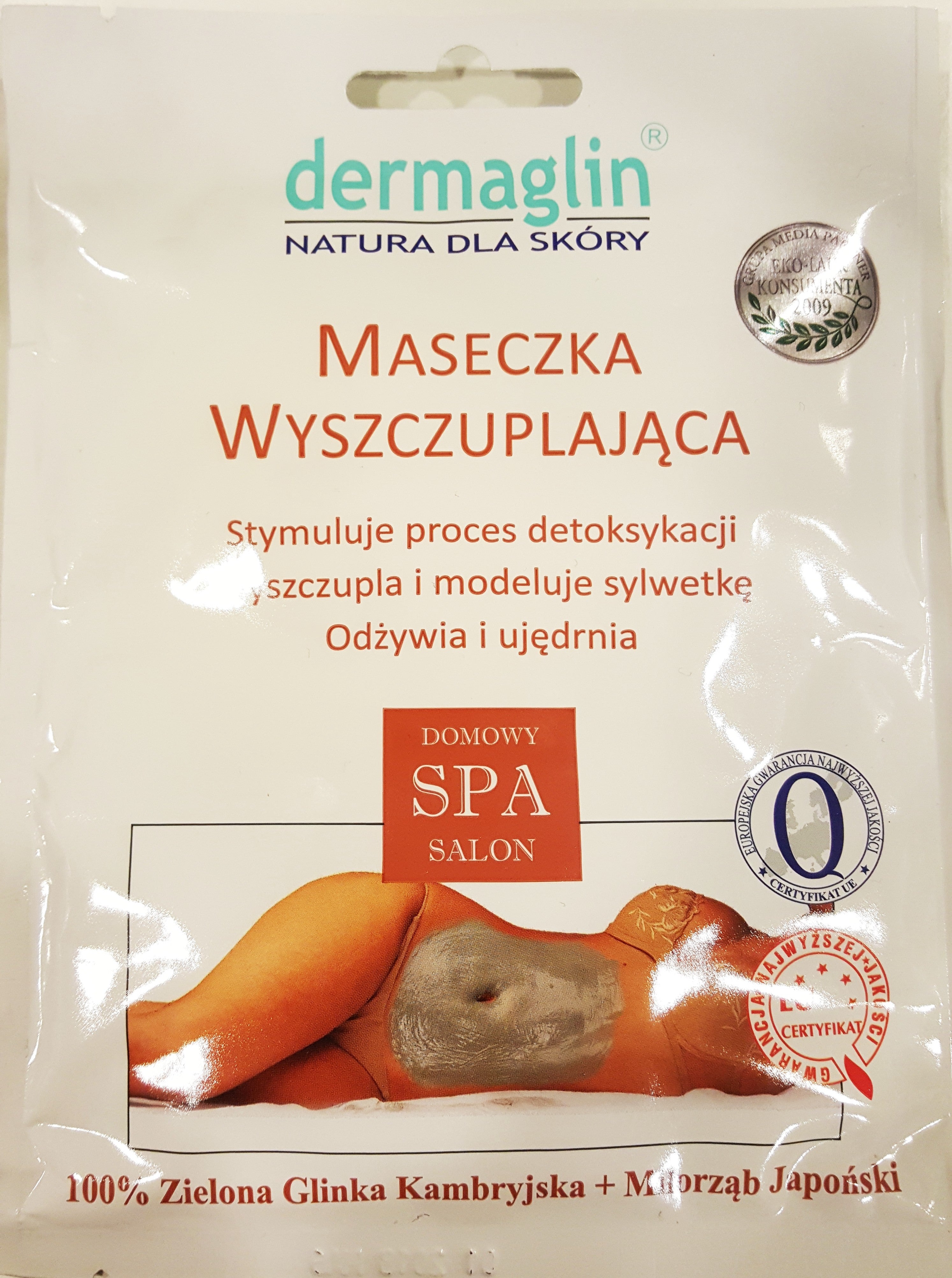 Dermaglin, Domowy Salon SPA - maseczka na brzuch i biodra wyszczuplająca, poj. 100 g