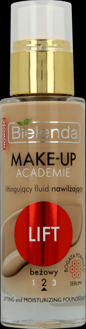MAKE-UP ACADEMIE - Liftingujący fluid nawilżający LIFT odcień beżowy, poj. 30 ml.