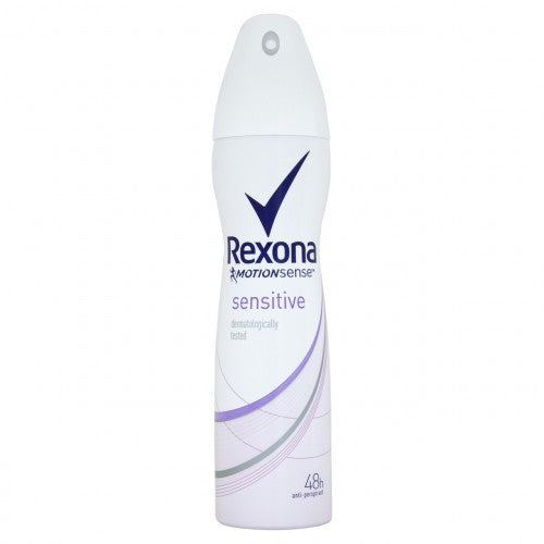 Rexona Sensitive - antyperspirant w aerozolu dla kobiet, poj. 150 ml