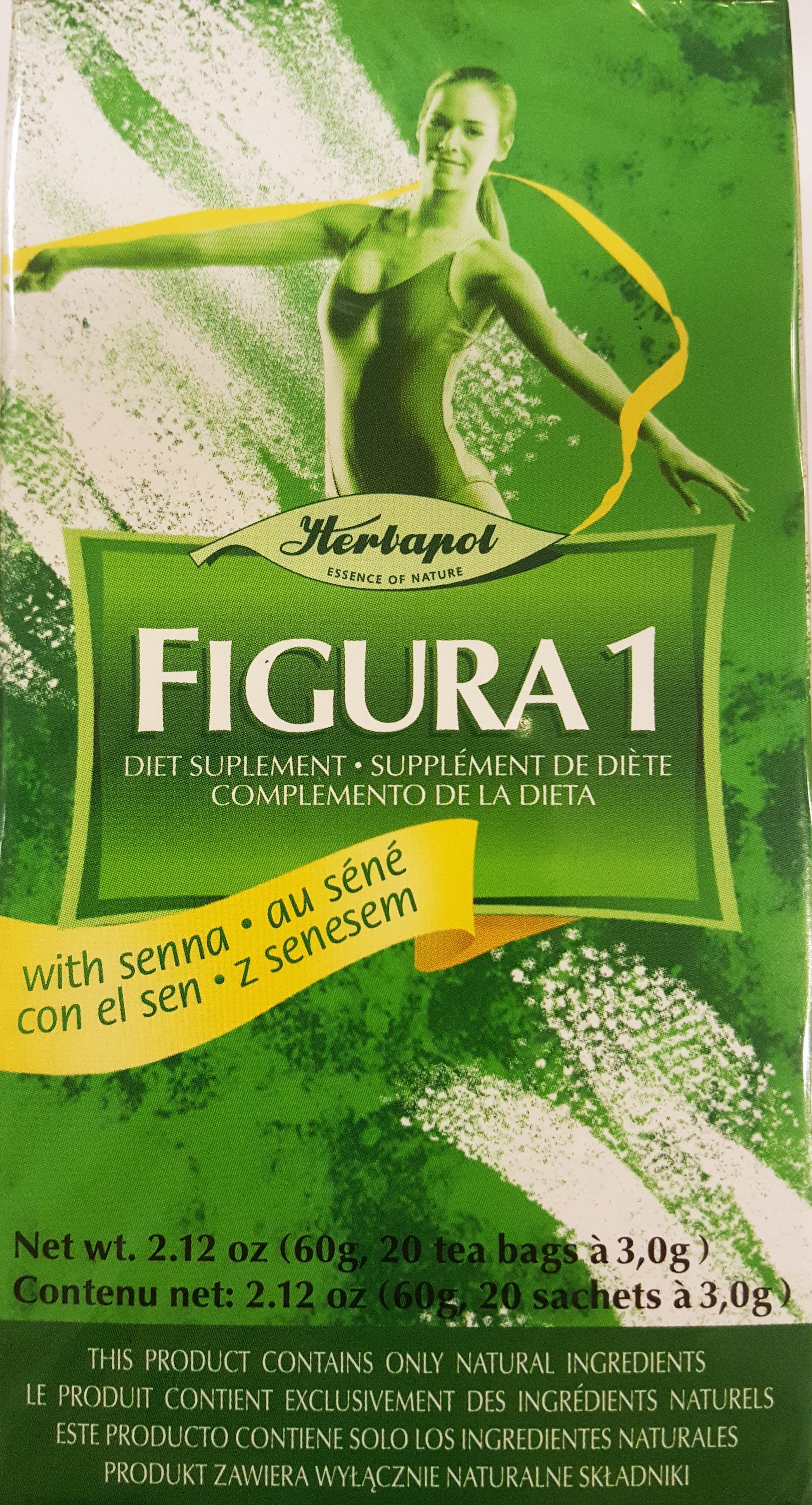 Figura 1 z senesem - herbatka ziołowa, poj. 20 saszetek x 3 g