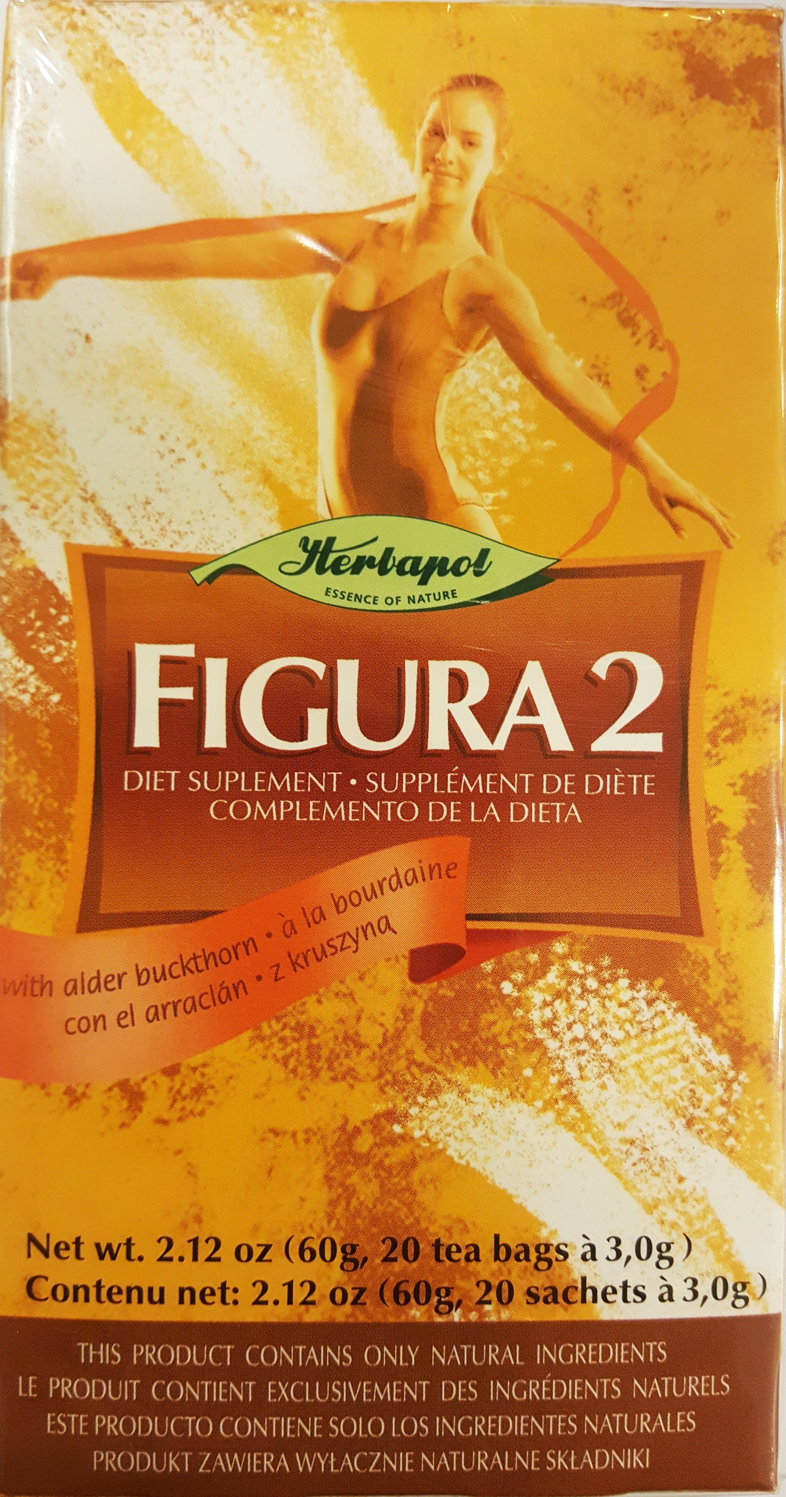 Figura 1 z kruszyną - herbatka ziołowa, poj. 20 saszetek x 3 g