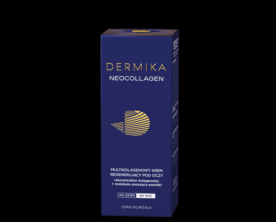 Dermika Neocollagen - multikolagenowy krem regenerujący pod oczy na dzień i na noc, poj. 15 ml