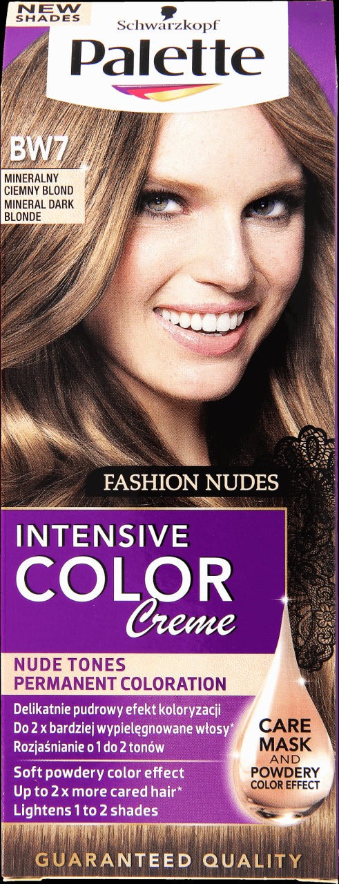 Palette Intensive Color Creme colouring cream, BW7 Mineral Dark Blonde