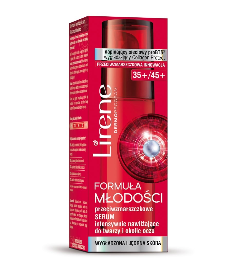 Formuła Młodości - przeciwzmarszczkowe SERUM intensywnie nawilżające do twarzy i okolic oczu 35+/45+, poj. 30 ml