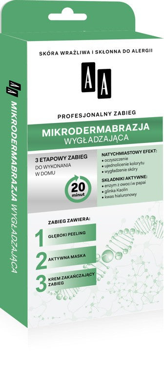 AA 3 Etapowe Zabiegi - mikrodermabrazja wygładzająca - maseczka, poj. 13 ml