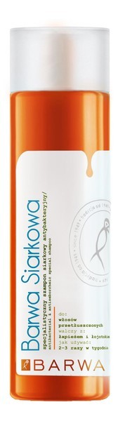 Szampon siarkowy przeciwłojotokowy, poj. 180 ml